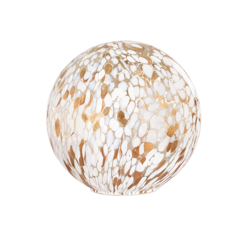10" LED Art Glass Gazing Ball, Cheena