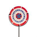 Patriotic Glass Garden Stake