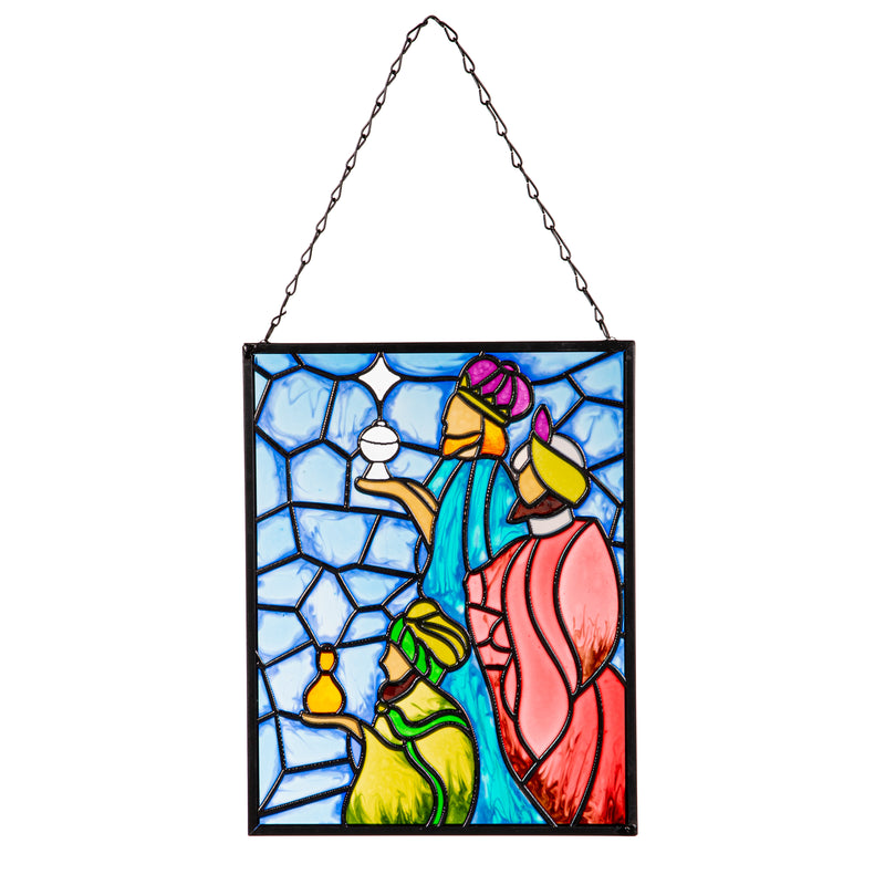 18"Hx8"L Nativity Glass Suncatcher,84g5364