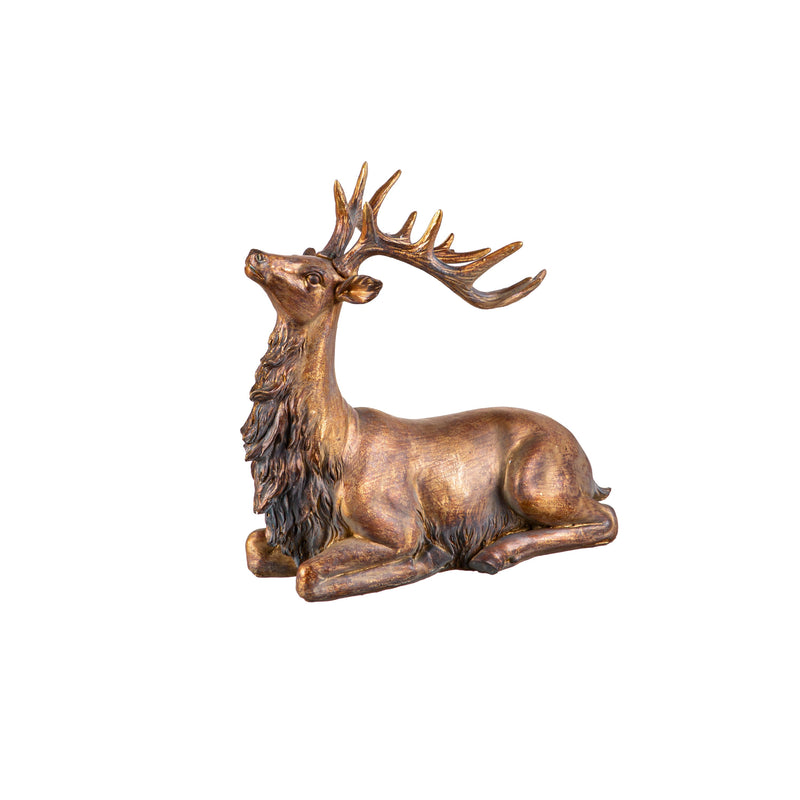 Sitting Reindeer Statue,84g5372