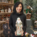 Santa With Animal Friends Statue,84g5378