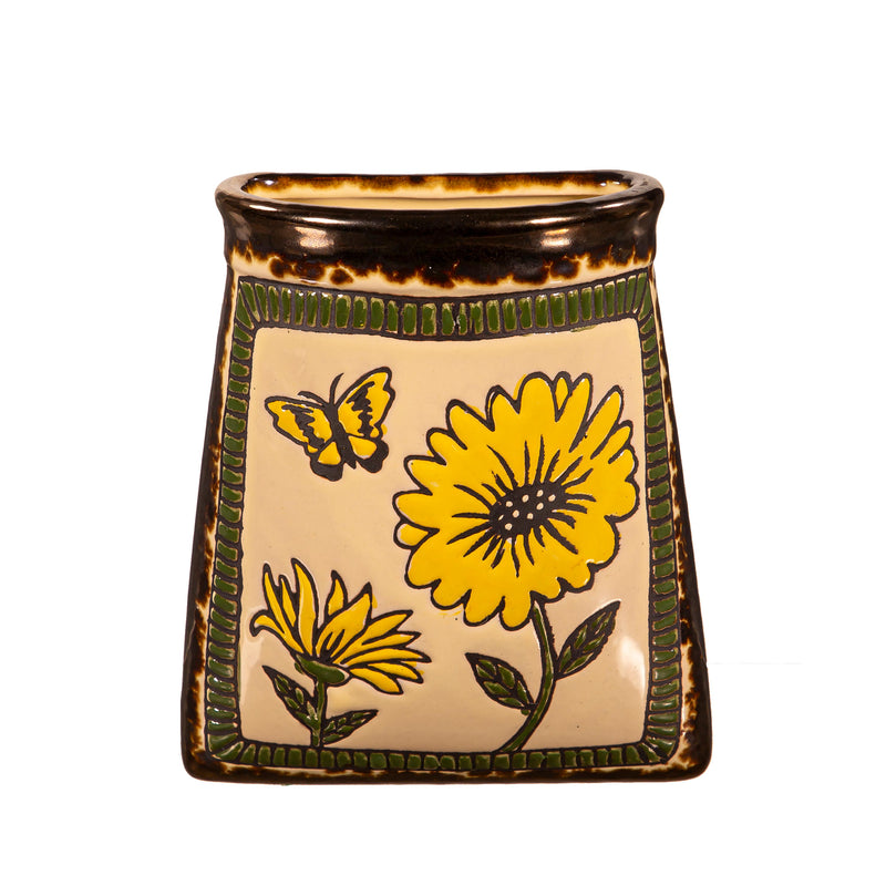 Garden of Wonder Planter, Pocket Planter, Ceramic Mini Wall