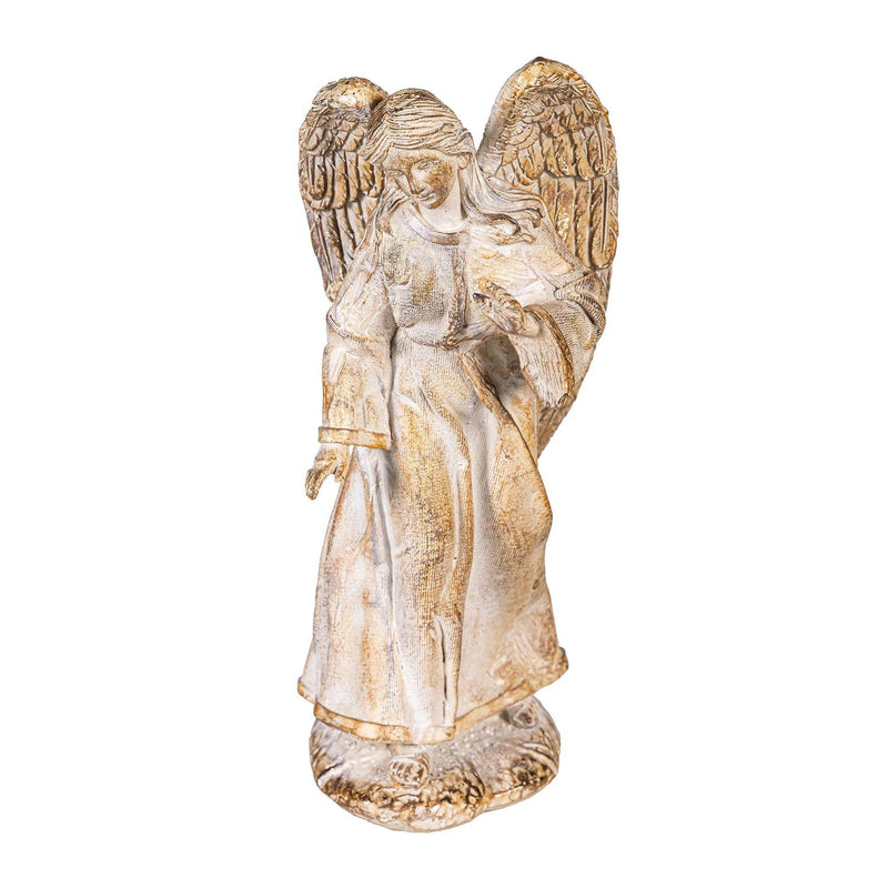 Nativity Garden Statue, Resin Statue, Gilded Nativity, 9"H, Set of 10