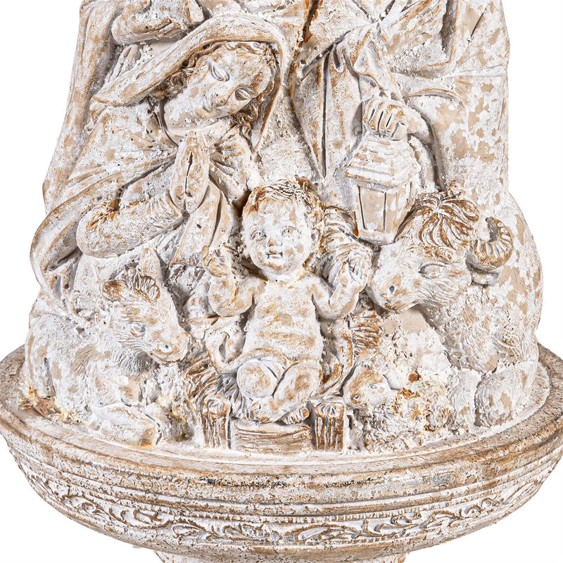 Nativity Garden Statue, Resin Statue, Nativity Tree, 18"H