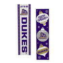 46" Double Sided Leaner, James Madison University, Christmas
