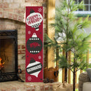 46" Double Sided Leaner, University of Arkansas, Christmas