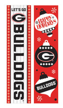 46" Double Sided Leaner, University of Georgia, Christmas