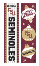 46" Double Sided Leaner, Florida State University, Christmas