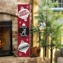 46" Double Sided Leaner, University of Alabama, Christmas