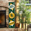 46" Double Sided Leaner, Baylor University, Christmas
