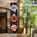 Syracuse University 46" Double Sided Leaner, Christmas