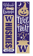Universitiy of Washington 46" Double Sided Leaner, Halloween