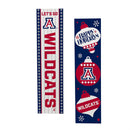 University of Arizona 46" Double Sided Leaner, Christmas