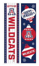 University of Arizona 46" Double Sided Leaner, Christmas