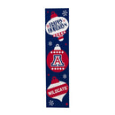 University of Arizona 46" Double Sided Leaner, Christmas