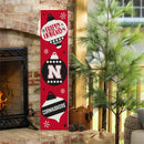 University of Nebraska 46" Double Sided Leaner, Christmas