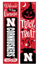 University of Nebraska 46" Double Sided Leaner, Halloween