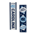 University of North Carolina 46" Double Sided Leaner, Christmas