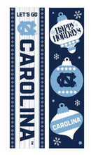 University of North Carolina 46" Double Sided Leaner, Christmas