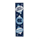 University of North Carolina 46" Double Sided Leaner, Christmas