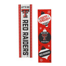 46" Double Sided Leaner, Texas Tech University, Christmas