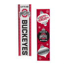 46" Double Sided Leaner, Ohio State University, Christmas