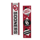 46" Double Sided Leaner, University of Oklahoma, Christmas