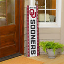 46" Double Sided Leaner, University of Oklahoma, Christmas