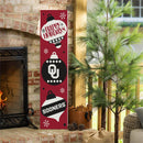 46" Double Sided Leaner, University of Oklahoma, Christmas