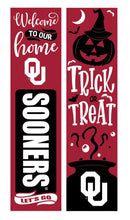 46" Double Sided Leaner, University of Oklahoma, Halloween