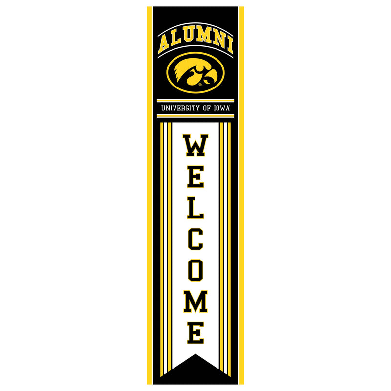 University of Iowa Alumni Single Sided Large Leaner, 46"