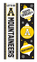 46" Double Sided Leaner, Appalachian State University, Christmas