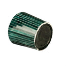 VivaStyle Planter, Mosaic Glass Striped Planter, Asst of 3