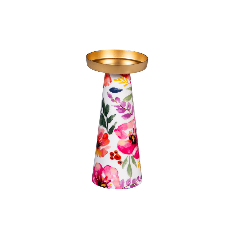 Pastels of Nature Metal Candle Holder Set