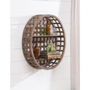 Woven Oval Wall Shelf