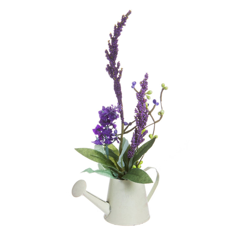 Mini Florals in Garden Watering Can, 4 ASST,8flp072