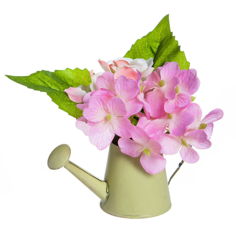 Mini Florals in Garden Watering Can, 4 ASST,8flp072