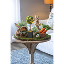 14" LED Topiary Tree in Pot with Ribbon Artificial Table Décor