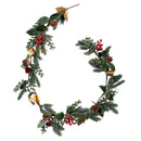 Woodland Storybook Garland Artificial with Pine Cone and Berry, 72"H