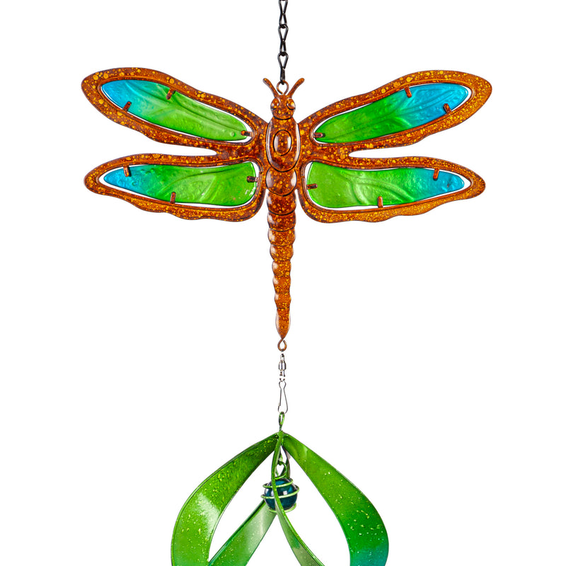 Dragonfly Spinning Hanging Décor,8hdg044