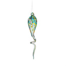 Outdoor Glass Swirly Ornament, Set of 3