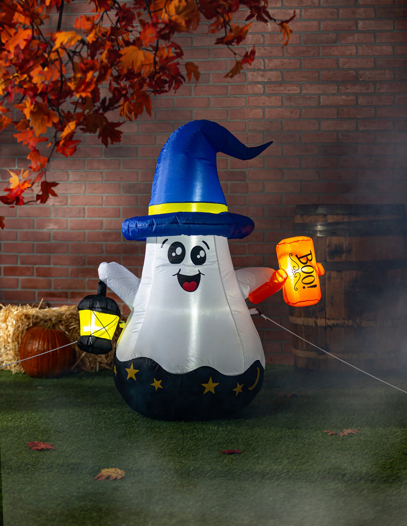 Evergreen Garden Accents,4ft Everinflatable, Witch Ghost,24.02x40.94x48.82 Inches