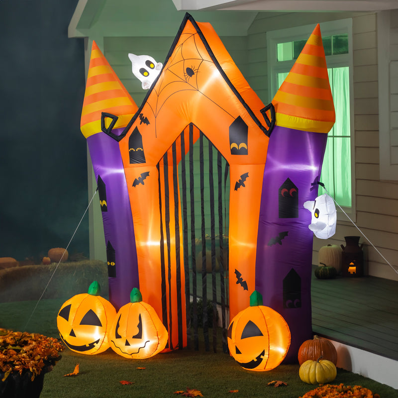 Evergreen Garden Accents,9ft Everinflatable, Haunted House Entrance,82.68x15.75x106.3 Inches