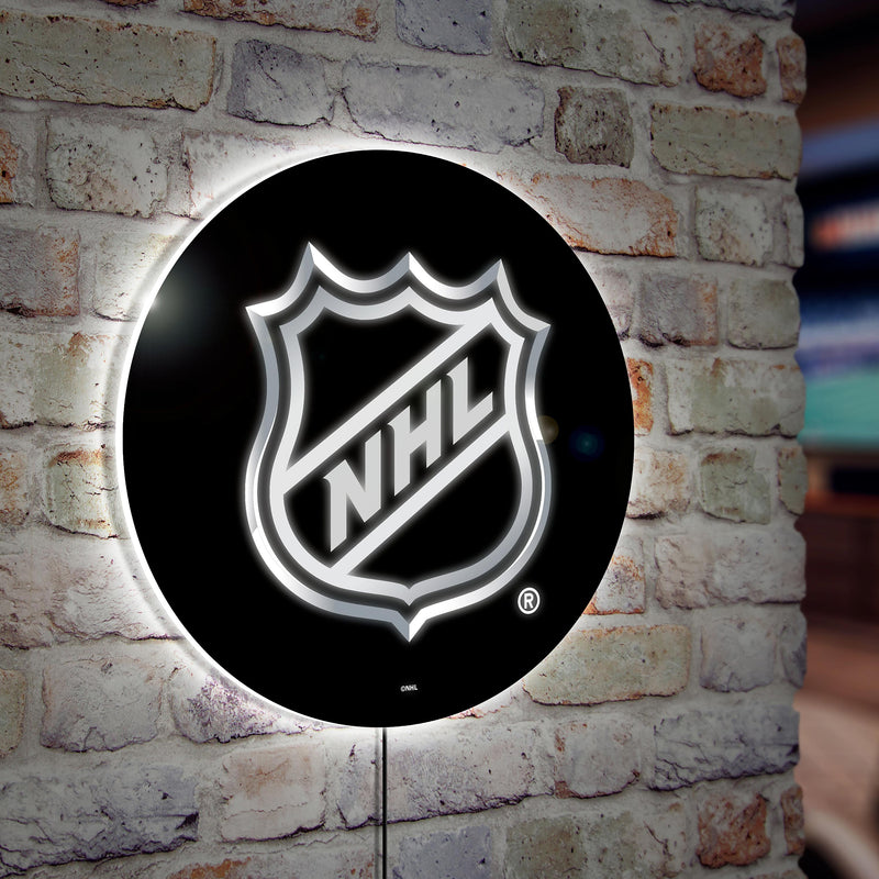 LED Wall Decor, Edgelite, Small Rounds, NHL Logo,