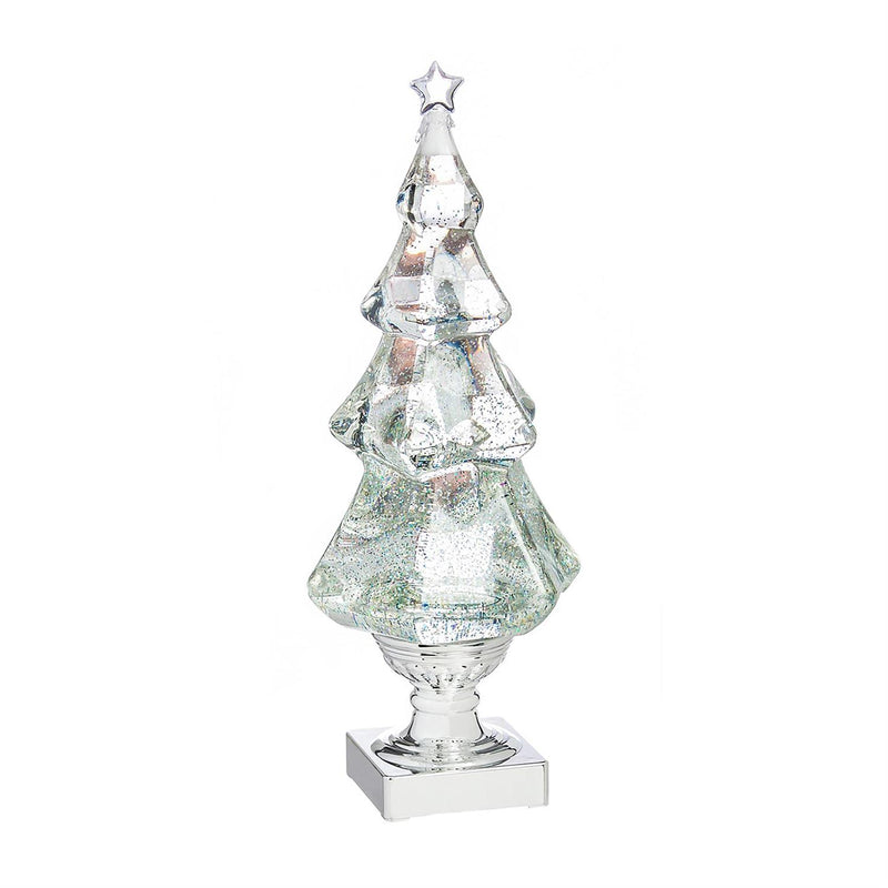 LED Liquid Motion Glitter Christmas Tree Table Decor
