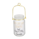 Glass Mason Jar w/ String Lights, Every Love Story,8led130b