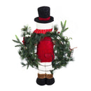 Noel Santa & Snowman Standing Plush LED Decor