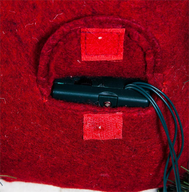 Noel Santa & Snowman Standing Plush LED Decor