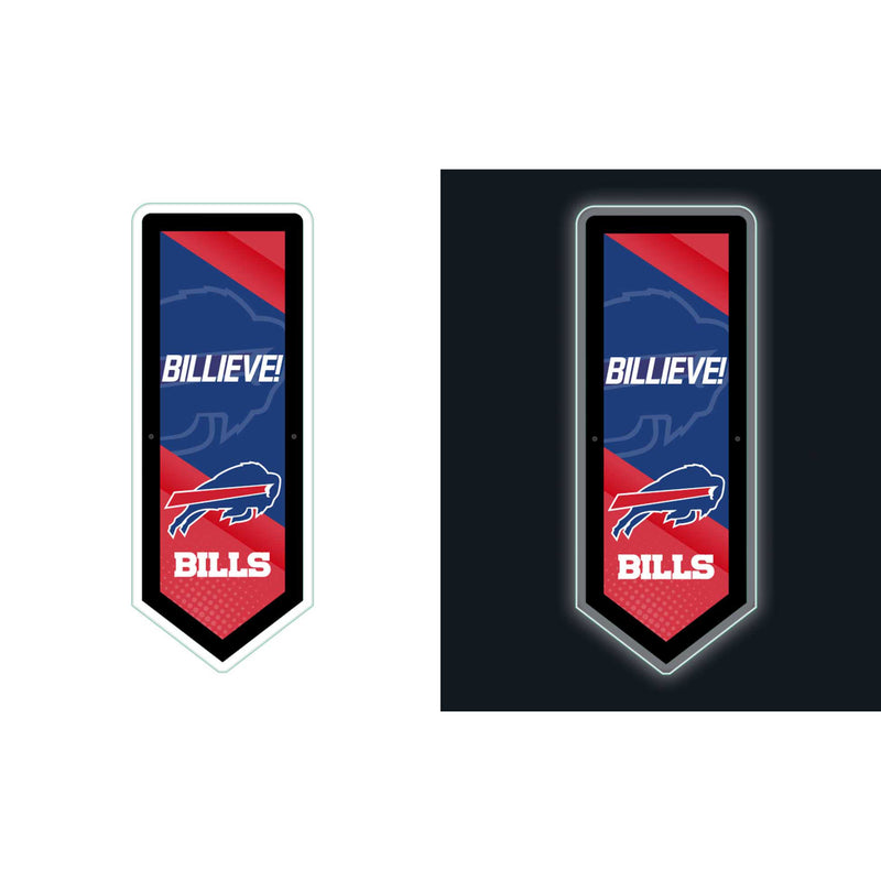 Buffalo Bills NFL Football Pennant Glazelite LED Decor