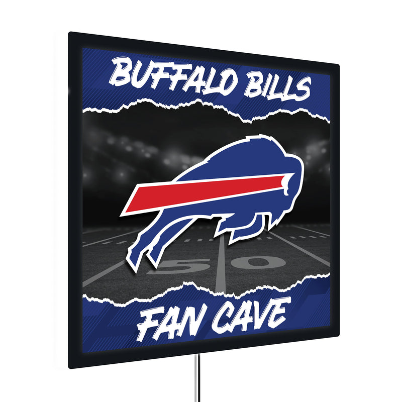 Buffalo Bills 23"H x 23"L LED Wall Decor, Edgelite, Square